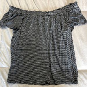 Off the shoulder shirt